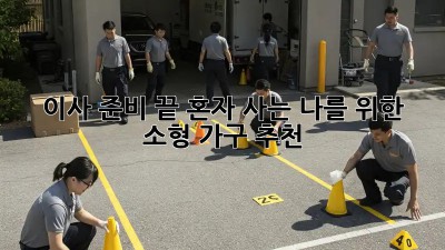 이사 준비 끝! 혼자 사는 나를 위한 소형 가구 추천